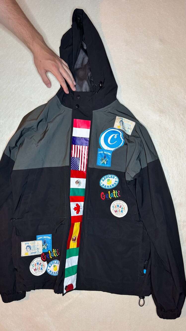Cookies Award Tour Hooded Jacket with Flag Patches
